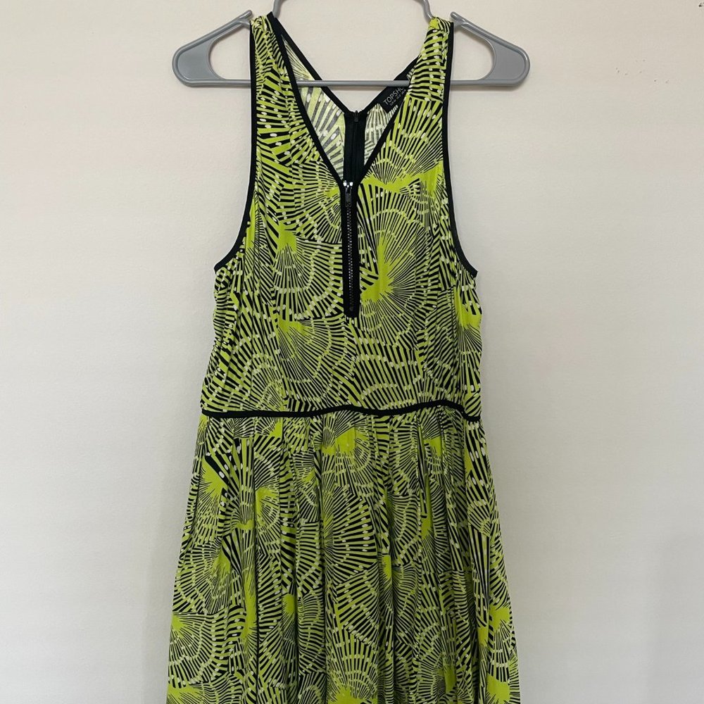 2012 Topshop Pacific Zip Front Dress